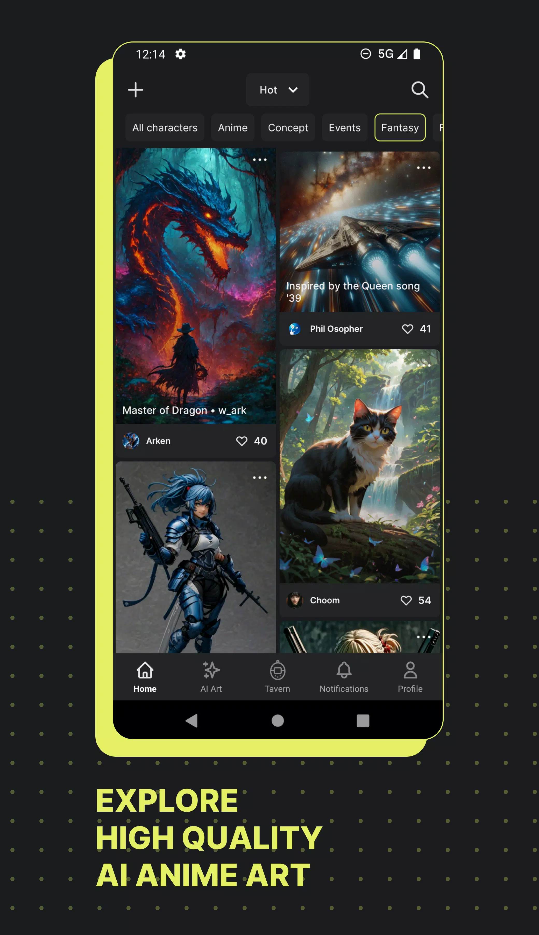 Moescape - AI Character Chat Скриншот 3