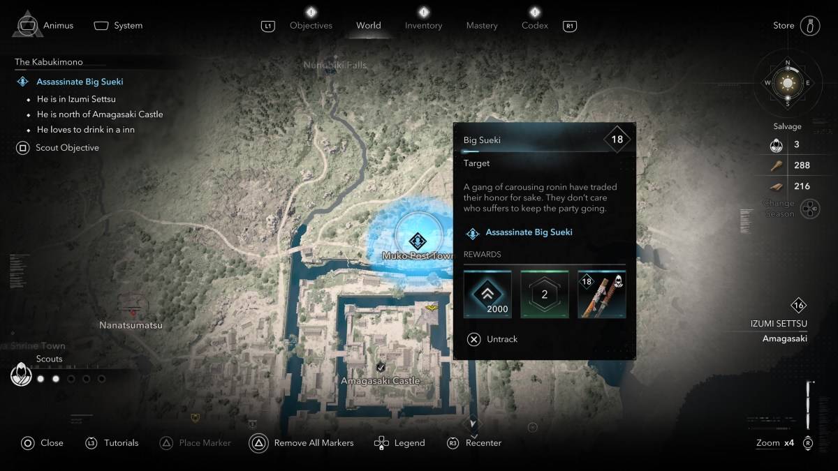 Bagaimana dan di mana untuk mencari semua ahli Kabukimono di Assassin's Creed Shadows Big Sueki