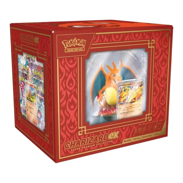 Charizard Ex Premium Pokémon TCG Box nu $ 50 bij Amazon
