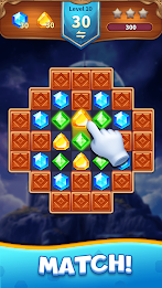 Jewels Adventure Match Blast Zrzut ekranu 1