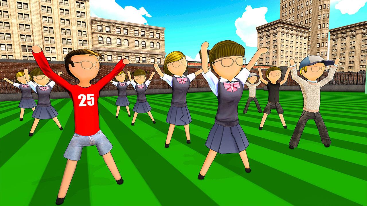 Stickman High School Girl Game Zrzut ekranu 2