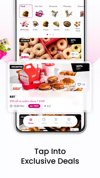 Cari: The best food delivered स्क्रीनशॉट 2