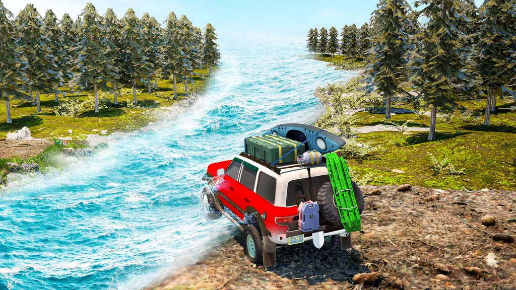 jeep games 4x4 off road car 3d スクリーンショット 2