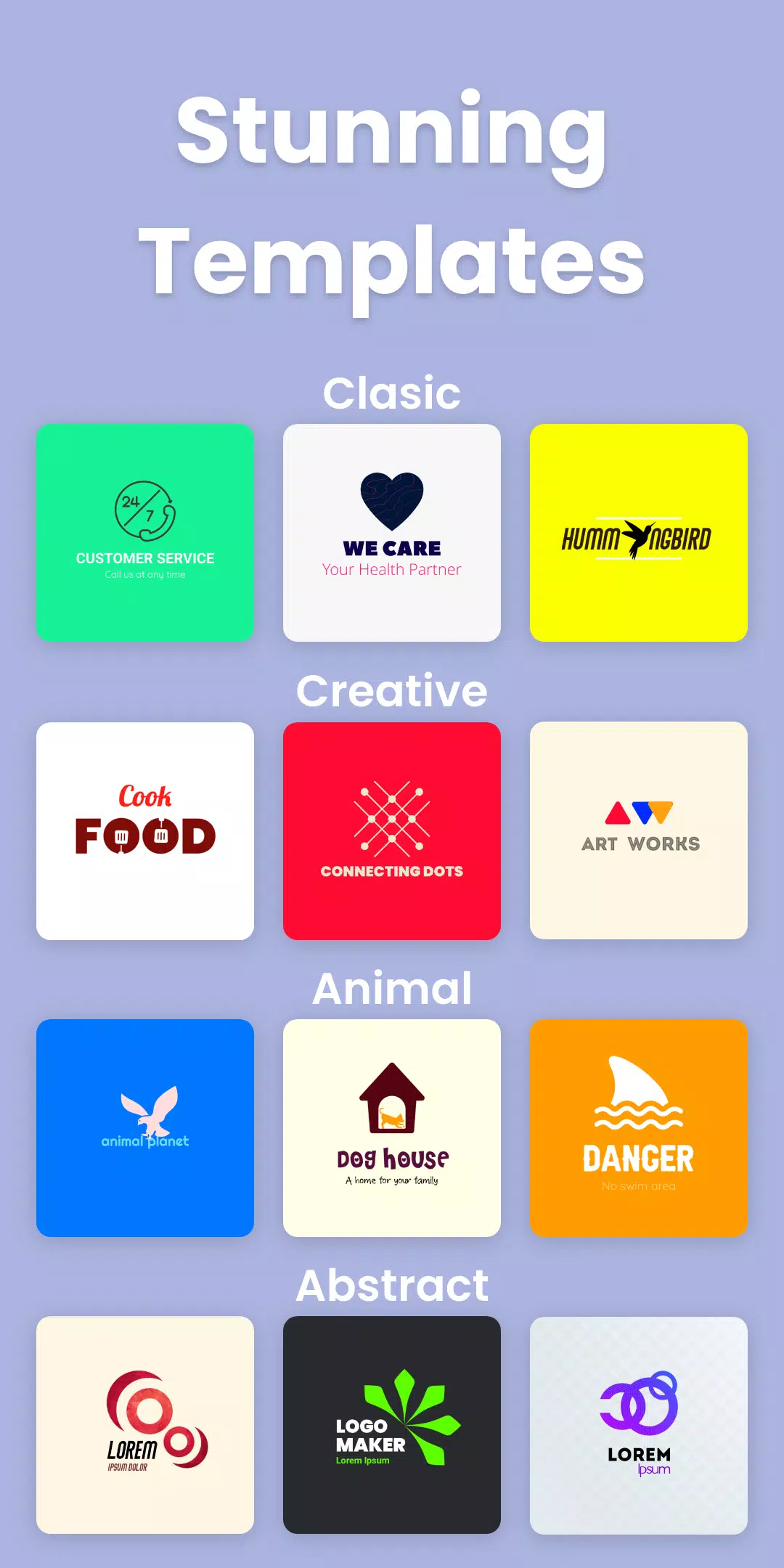 Logoshop - Logo Maker Free & Graphic Design App Tangkapan skrin 0