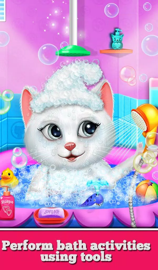 Schermata Kitty Nail Salon Daycare Cute 1