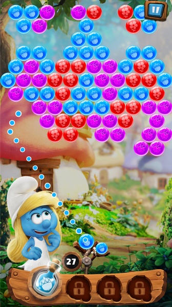 Smurfs Bubble Story স্ক্রিনশট 0