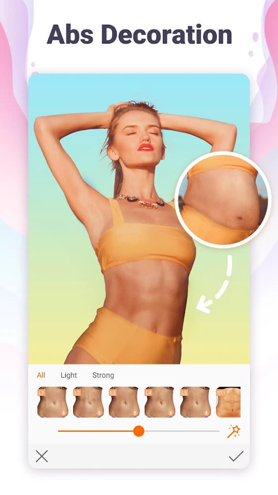 Hotune Body Editor & Face Slim Captura de pantalla 2