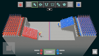 Blocky Ragdoll Battle スクリーンショット 3