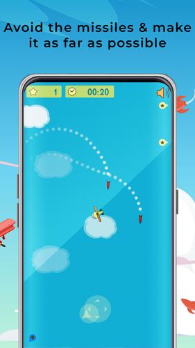 Plane vs Missiles Tangkapan skrin 1