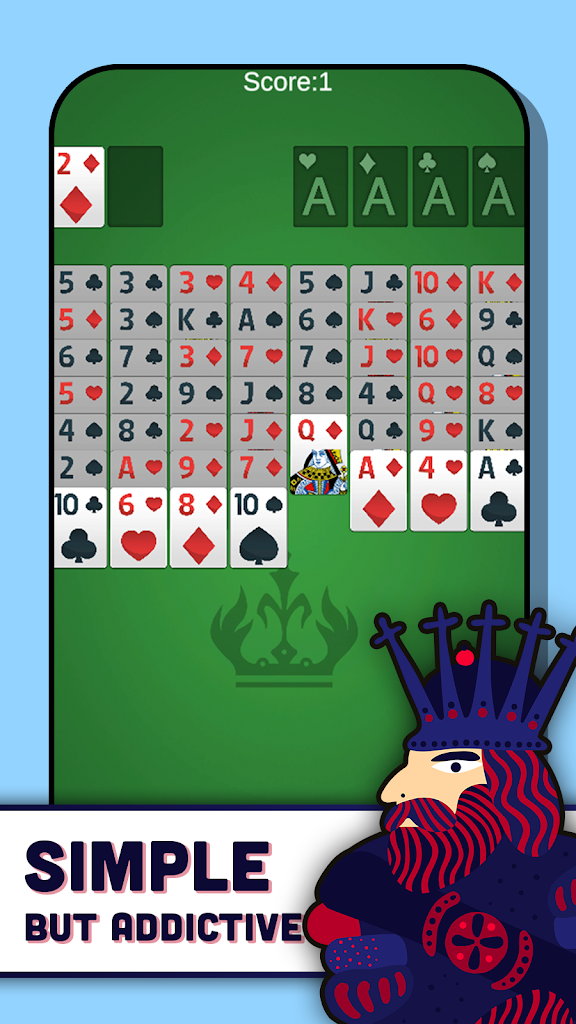 Schermata FreeCell Solitaire - Card 2