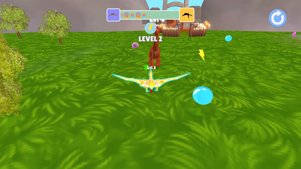 Dino Evolution - Rise & Fight Mod ဖန်သားပြင်ဓာတ်ပုံ 3