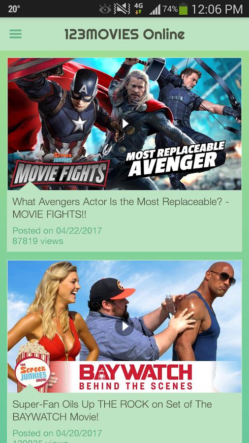 Schermata Movies123 online 0