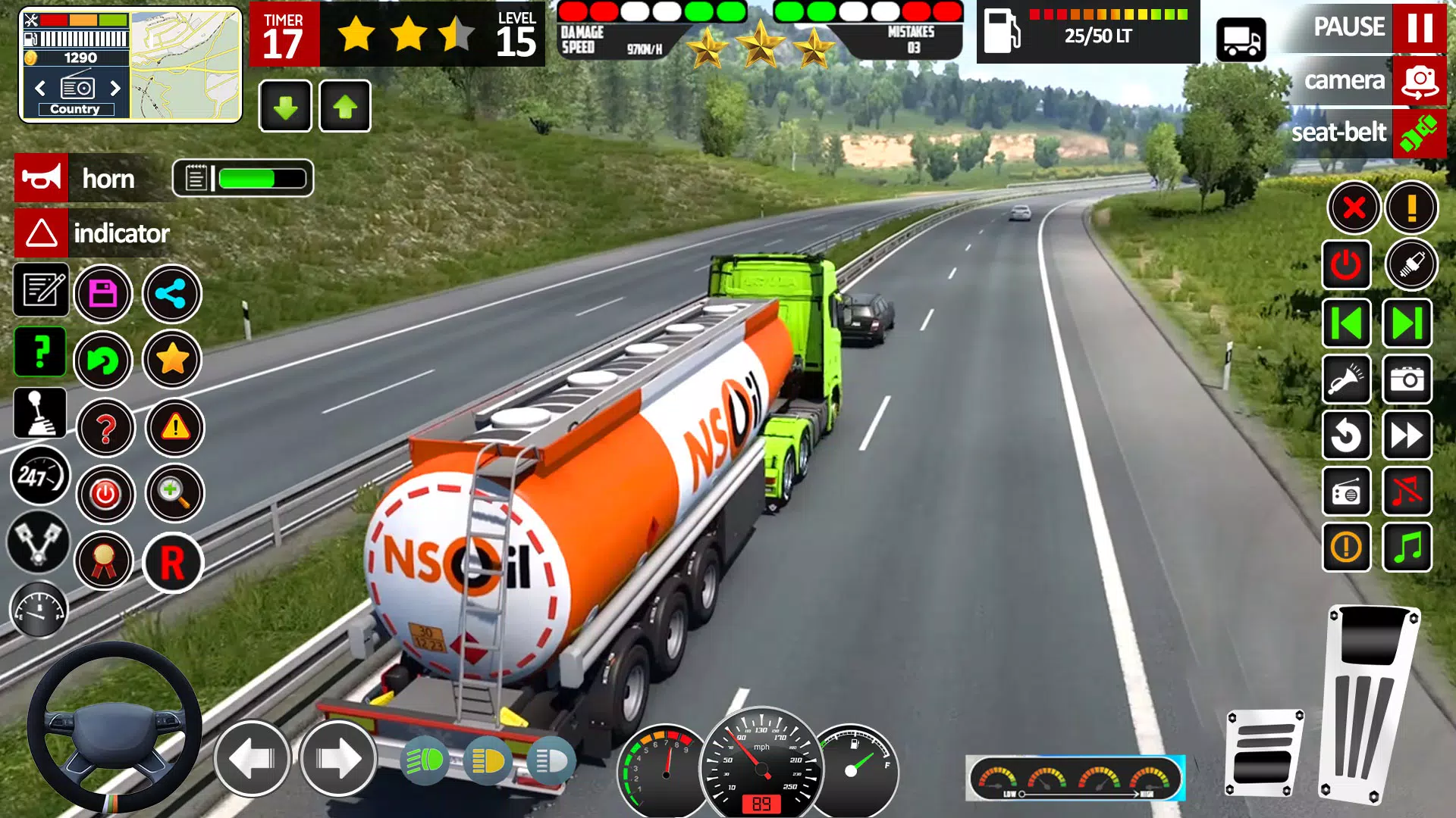 Cargo Truck Real Oil Tanker Tangkapan skrin 2