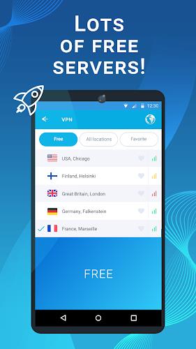 Schermata VPN - fast proxy + secure 3