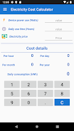 Electricity Cost Calculator স্ক্রিনশট 2