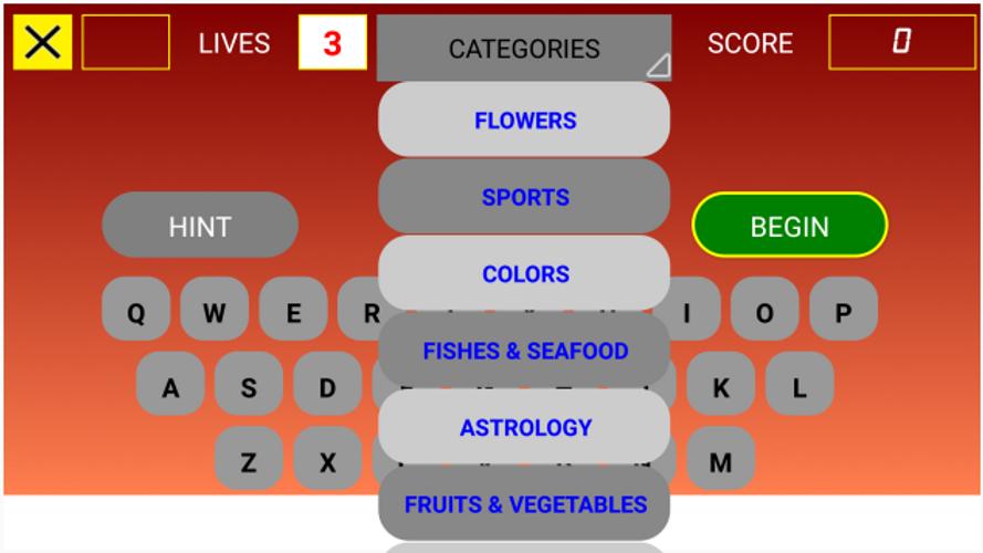 Schermata CATEGORIES PRO 3