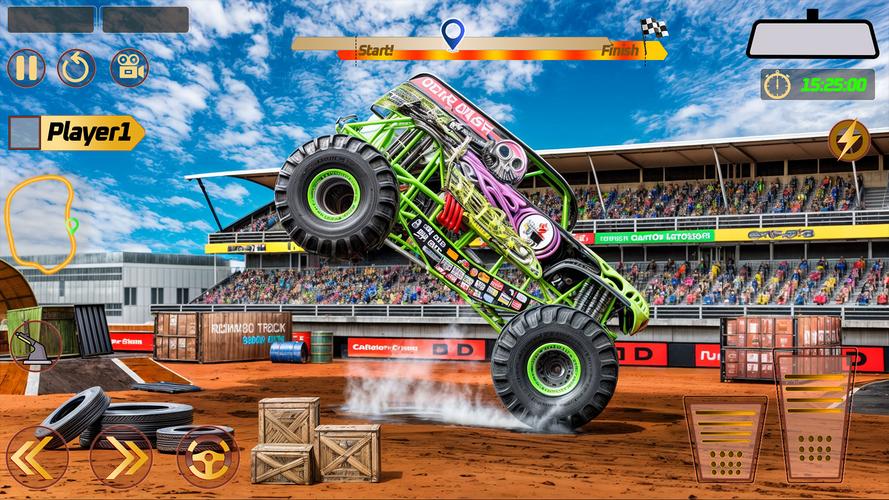 Monster Truck: Derby Games Captura de pantalla 1