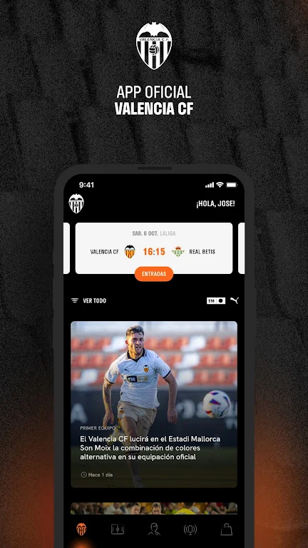 Valencia CF - Official App スクリーンショット 0