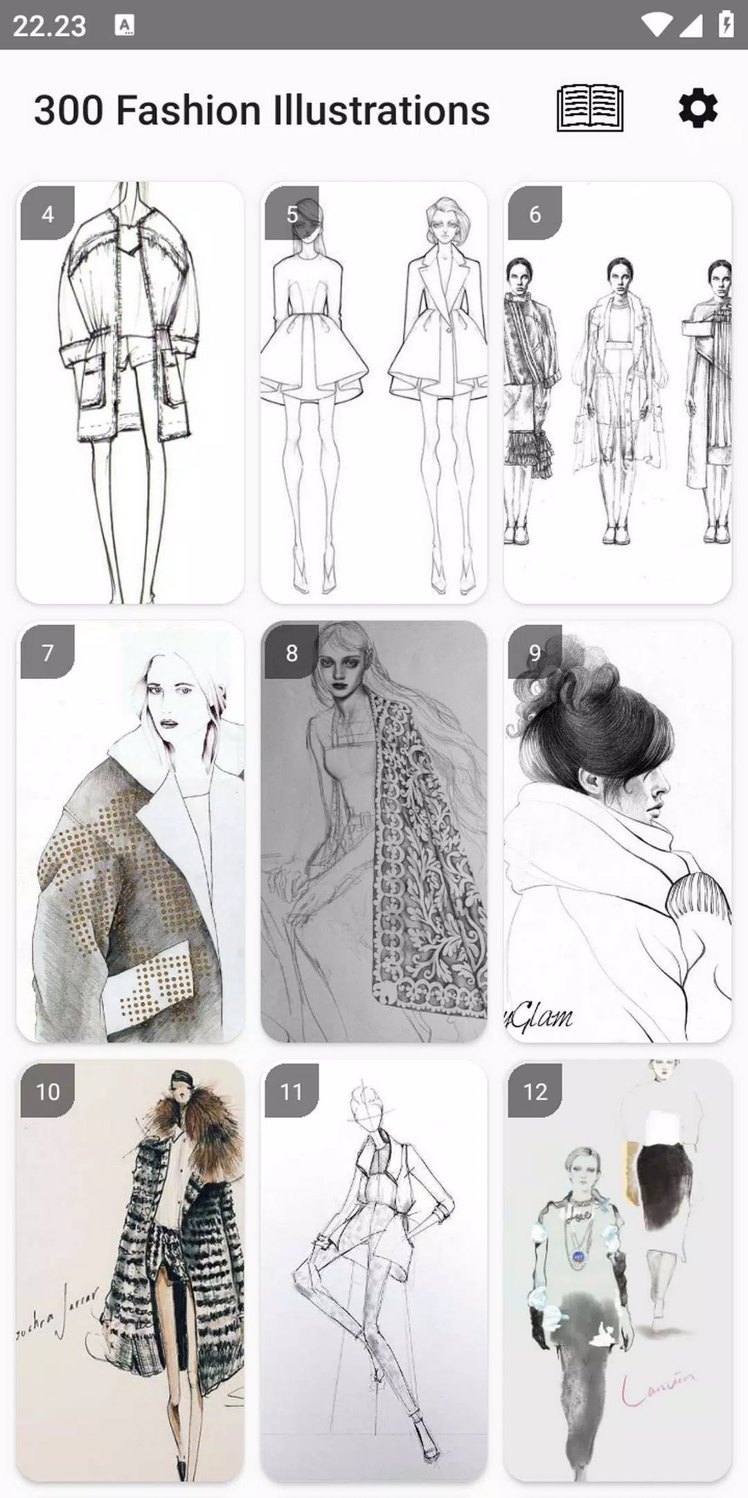 300 Fashion Illustrations ภาพหน้าจอ 0