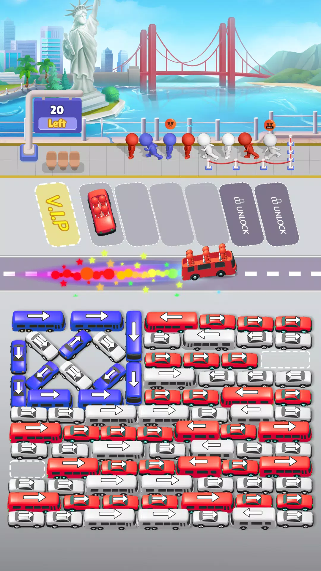 Bus Sort Jam: Parking Puzzle スクリーンショット 0