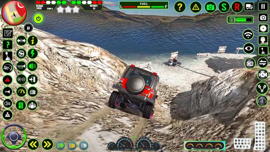 Offroad Jeep Driving Sim 3D應用截圖第0張