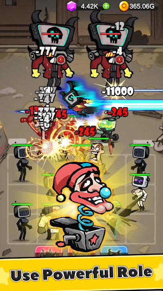 Battle Warriors: Strategy Game Mod স্ক্রিনশট 1