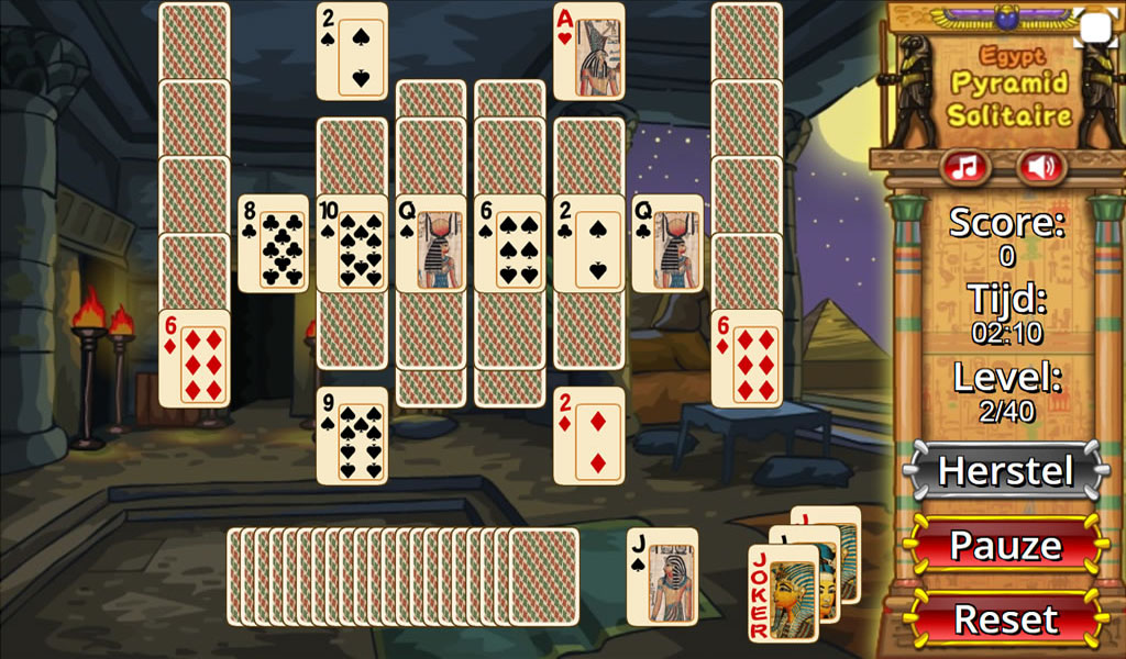 Egypt Pyramid Solitaire Captura de pantalla 3