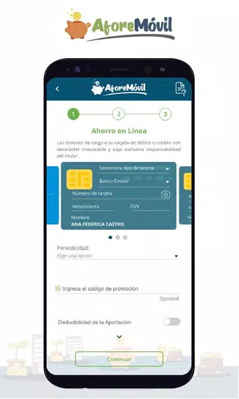Schermata AforeMóvil 1