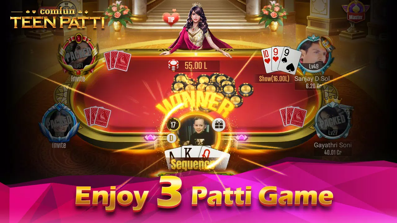 Teen Patti Comfun Card Online Zrzut ekranu 3