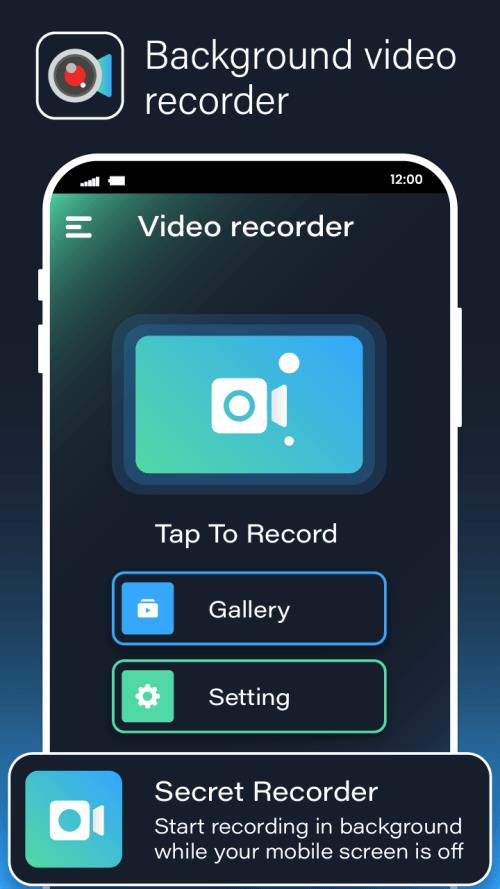 Schermata Background Video Recorder Cam 0