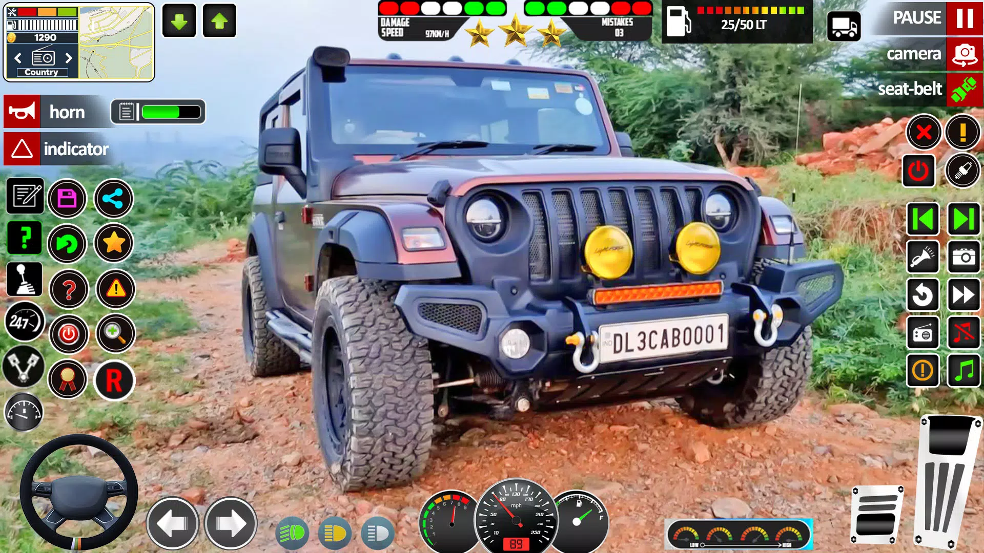 Offroad Jeep Game Simulator 3d スクリーンショット 1