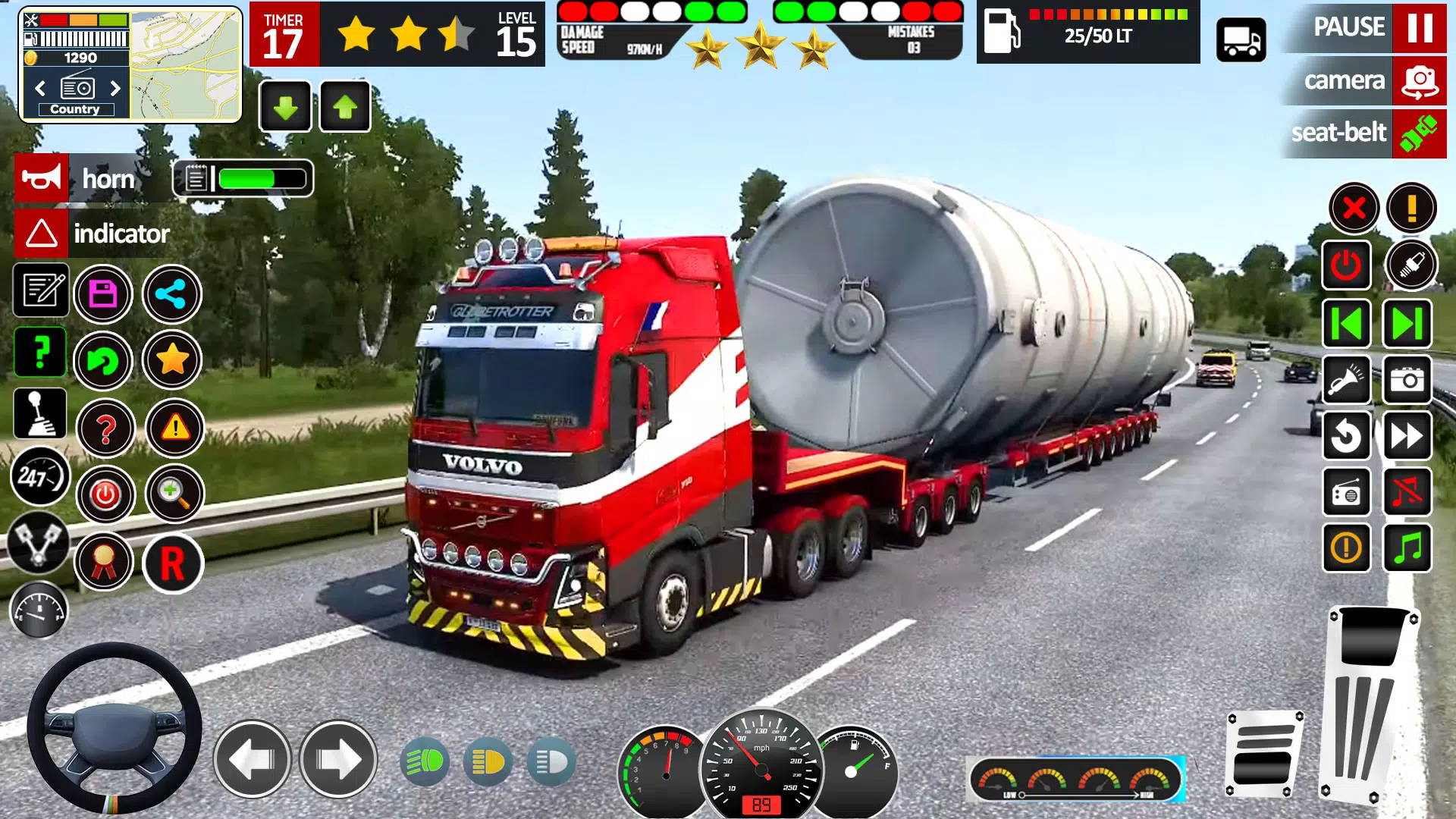 Cargo Truck Real Oil Tanker Tangkapan skrin 3