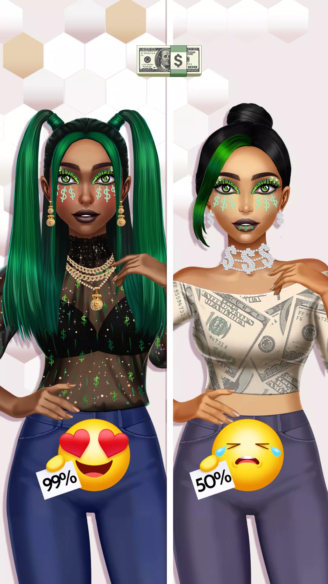 Emoji Makeup Game Captura de tela 2