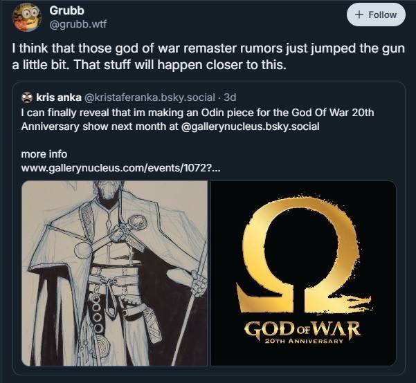 Orijinal God of War oyunlarının hatıraları çok yakında duyurulabilir