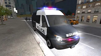 American Police Van Driving Zrzut ekranu 2