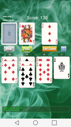 21 Solitaire Game ဖန်သားပြင်ဓာတ်ပုံ 0