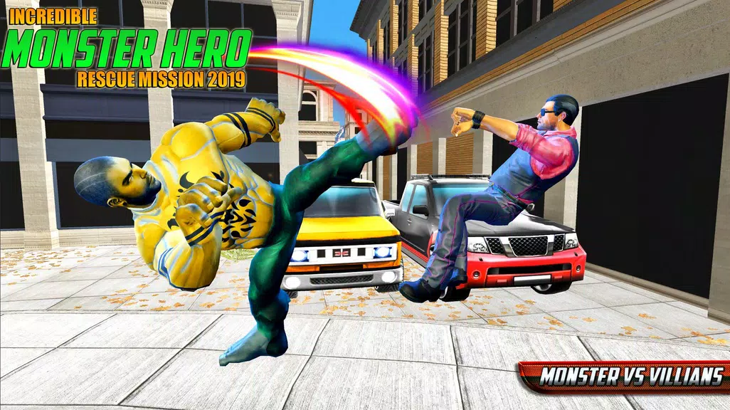 Incredible Monster Superhero Crime City 2018 Captura de pantalla 2