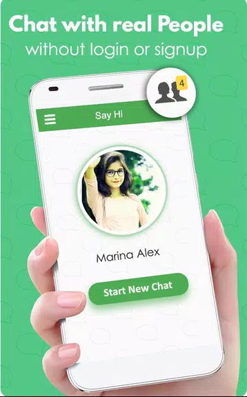 Say Hi - Meet People Online ภาพหน้าจอ 0