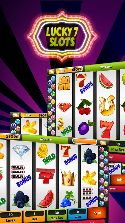 Lucky 7’s Slot Machines স্ক্রিনশট 2