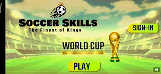 Soccer Skills - Cup of World Zrzut ekranu 0