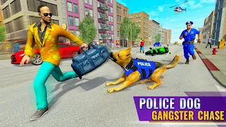 US Police Dog Crime Chase Game Tangkapan skrin 3