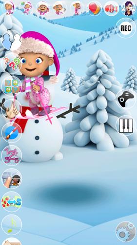 Talking Baby Babsy Winter Fun Captura de tela 3