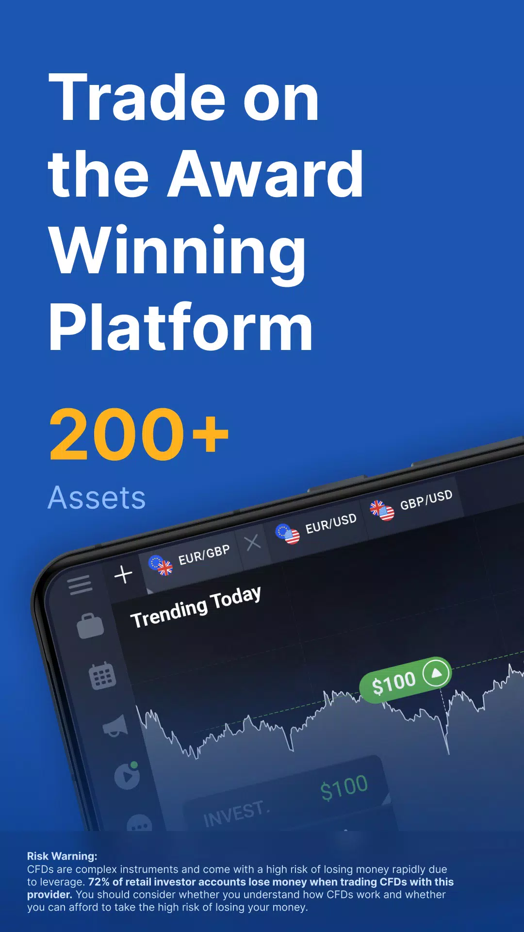 IQ Option 중개사: 온라인 거래 스크린샷 1