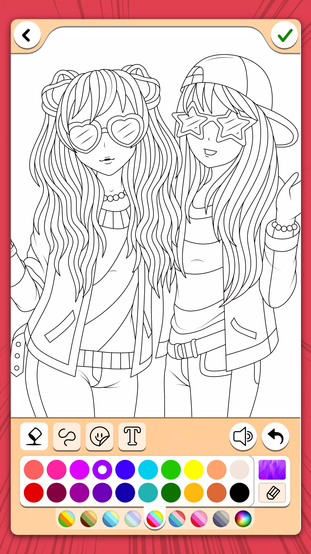 Manga Coloring Book Скриншот 3