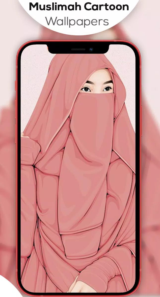 Muslimah Cartoon Wallpapers HD Captura de pantalla 2