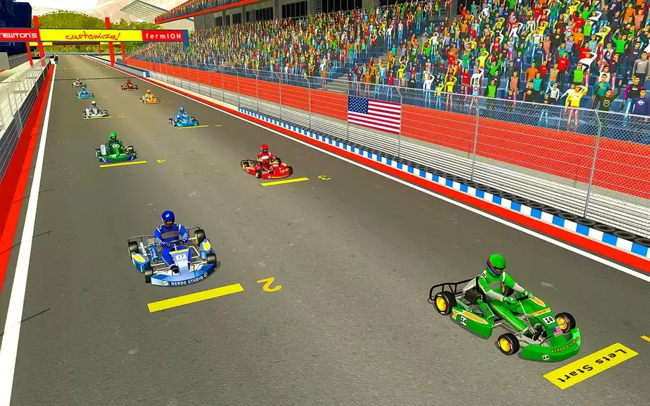 Go Kart Racing Games 3D Stunt Screenshot 3