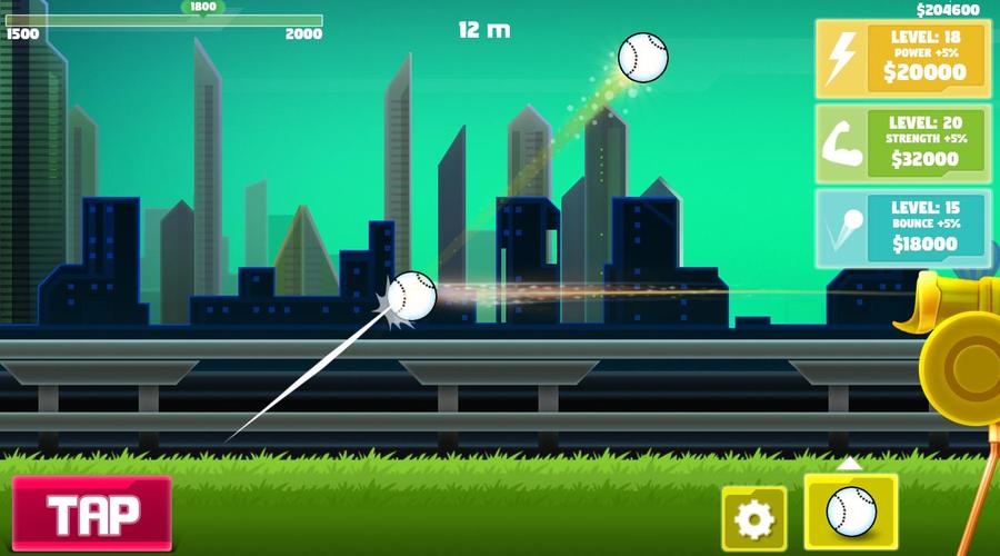 Flick Hit Baseball : Home Run Ekran Görüntüsü 0