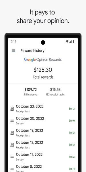 Google Opinion Rewards Tangkapan skrin 0
