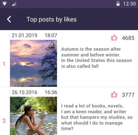 Likes Instagram應用截圖第0張