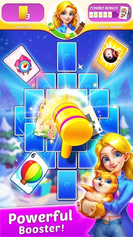 Solitaire Tripeaks Diary ဖန်သားပြင်ဓာတ်ပုံ 1